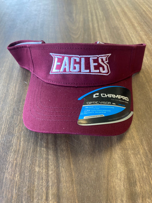 UFTL Eagles Performance Visor Maroon