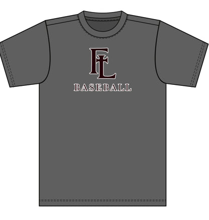 UFTL Baseball Short Sleeve FTL Logo Shirt Gray