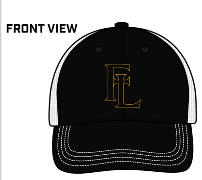 UFTL Performance Trucker Snapback Hat Black FTL