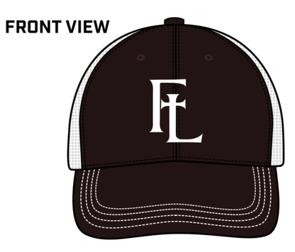 UFTL Performance Trucker Snapback Hat Maroon